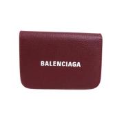 Balenciaga Vintage Pre-owned Laeder plnbcker Red, Dam