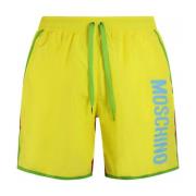 Moschino Herr Badshorts Multicolor Badkläder Yellow, Herr