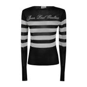 Jean Paul Gaultier Svart Vit Transparent Viskostopp Black, Dam