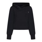 MM6 Maison Margiela Svart Hoodie från Sweater Collection Black, Dam