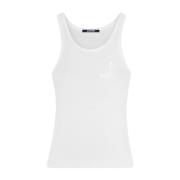 Jacquemus Fiskare Motiv Vit T-shirt White, Herr