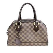 Louis Vuitton Vintage Pre-owned Tyg louis-vuitton-vskor Beige, Dam