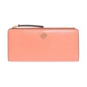 Tory Burch Läder Plånbok Pink, Dam