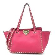 Valentino Vintage Pre-owned Tyg handvskor Pink, Dam