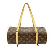 Louis Vuitton Vintage Pre-owned Canvas axelremsvskor Brown, Dam