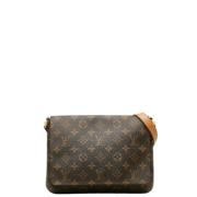 Louis Vuitton Vintage Pre-owned Plast axelremsvskor Brown, Dam