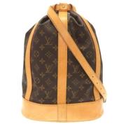 Louis Vuitton Vintage Pre-owned Canvas axelremsvskor Brown, Dam