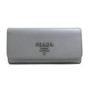 Prada Vintage Pre-owned Laeder plnbcker Gray, Unisex