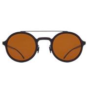 Mykita Svart Polariserade Solglasögon Hemlock Black, Unisex