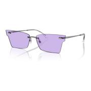 Ray-Ban Klassiska Metall Solglasögon Purple, Herr