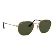 Ray-Ban Hexagonal Metall Solglasögon Yellow, Herr