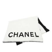 Chanel Vintage Pre-owned Kashmir sjalar White, Dam