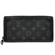 Louis Vuitton Vintage Pre-owned Laeder plnbcker Black, Dam