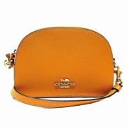 Coach Pre-owned Pre-owned Tyg axelremsvskor Orange, Dam