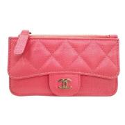 Chanel Vintage Pre-owned Laeder plnbcker Pink, Dam