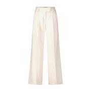 Seductive Chrissy Wide Leg Byxor Beige, Dam