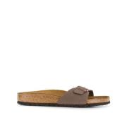 Birkenstock Madrid Birko-Flor Sandaler Brown, Dam