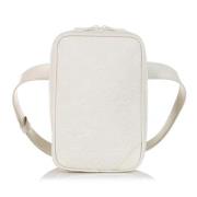 Louis Vuitton Vintage Pre-owned Laeder crossbodyvskor White, Dam