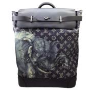 Louis Vuitton Vintage Pre-owned Tyg louis-vuitton-vskor Black, Dam