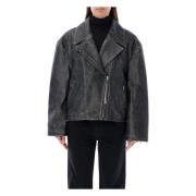 Acne Studios Svart Bikerjacka Kläder Black, Dam