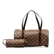 Louis Vuitton Vintage Pre-owned Tyg louis-vuitton-vskor Brown, Dam