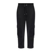 Balmain Sweatpants med logotyp Black, Herr