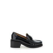 Ganni Svart Butterfly Loafer Platta Skor Black, Dam