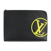 Louis Vuitton Vintage Pre-owned Laeder kuvertvskor Black, Dam