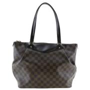 Louis Vuitton Vintage Pre-owned Canvas axelremsvskor Brown, Dam