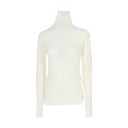 Fabiana Filippi Stilren Turtleneck T-shirt White, Dam