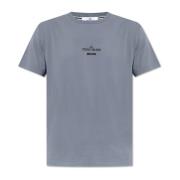 Stone Island T-shirt med logotyp Blue, Herr