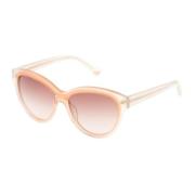 Nina Ricci Rosa Acetat Solglasögon för Kvinnor Pink, Dam