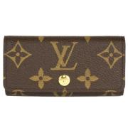 Louis Vuitton Vintage Pre-owned Canvas nyckelhllare Brown, Dam