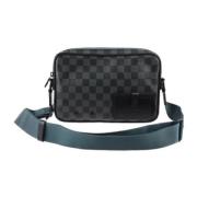 Louis Vuitton Vintage Pre-owned Tyg louis-vuitton-vskor Black, Dam