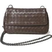 Bottega Veneta Vintage Pre-owned Tyg kuvertvskor Brown, Dam