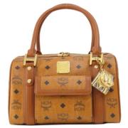 MCM Pre-owned Pre-owned Tyg handvskor Brown, Dam