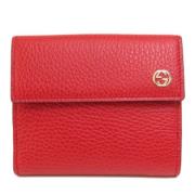 Gucci Vintage Pre-owned Laeder plnbcker Red, Dam