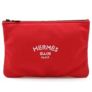 Hermès Vintage Pre-owned Laeder kuvertvskor Red, Dam