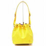 Louis Vuitton Vintage Pre-owned Laeder axelremsvskor Yellow, Dam