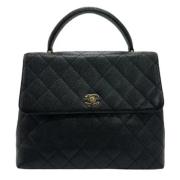 Chanel Vintage Pre-owned Laeder chanel-vskor Black, Dam