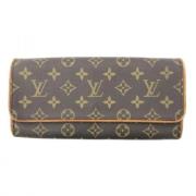 Louis Vuitton Vintage Pre-owned Tyg louis-vuitton-vskor Brown, Dam