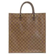 Louis Vuitton Vintage Pre-owned Tyg louis-vuitton-vskor Brown, Dam