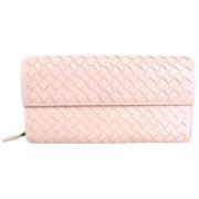 Bottega Veneta Vintage Pre-owned Laeder plnbcker Pink, Dam