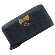 Gucci Vintage Pre-owned Laeder plnbcker Black, Dam