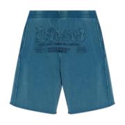 Diesel Shorts med rå finish P-Rawmarshy Blue, Herr