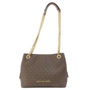 Michael Kors Pre-owned Pre-owned Plast axelremsvskor Brown, Dam