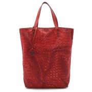 Bottega Veneta Vintage Pre-owned Nylon handvskor Red, Dam