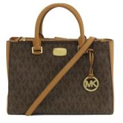 Michael Kors Pre-owned Pre-owned Plast totevskor Brown, Dam