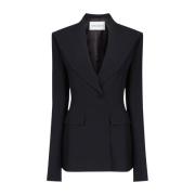 Nina Ricci Svart Slim Fit Blazer Black, Dam