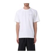 Filling Pieces Vit T-shirt med logotryck White, Herr